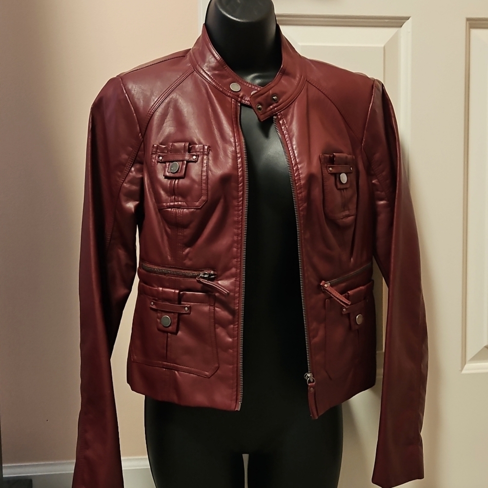New York and Co. Faux Leather Jacket